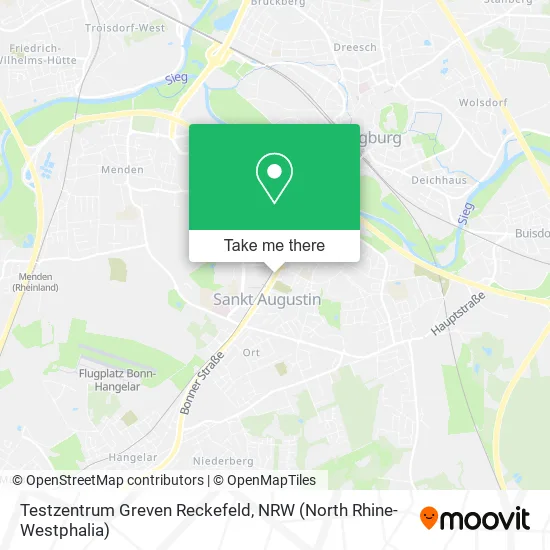 Карта Testzentrum Greven Reckefeld