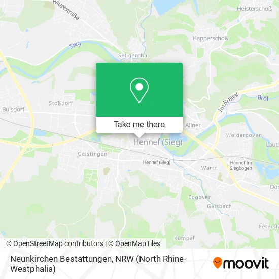 Neunkirchen Bestattungen map