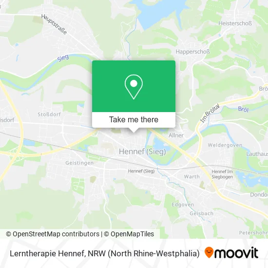 Карта Lerntherapie Hennef