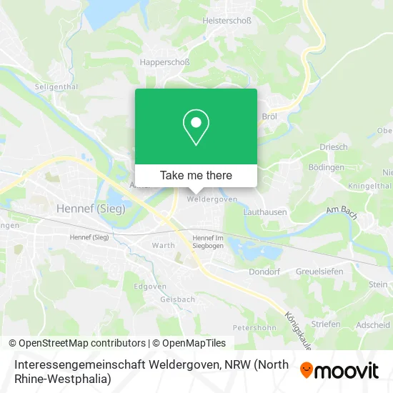 Карта Interessengemeinschaft Weldergoven