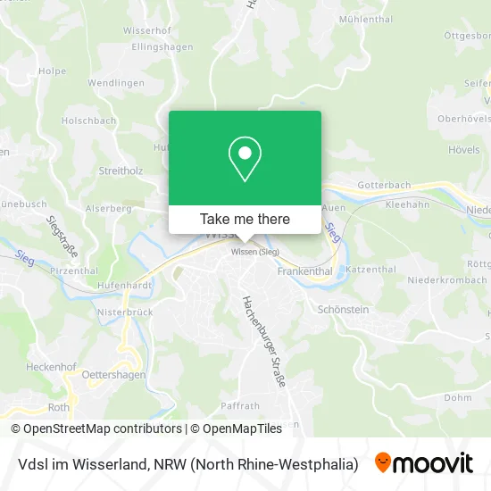 Карта Vdsl im Wisserland
