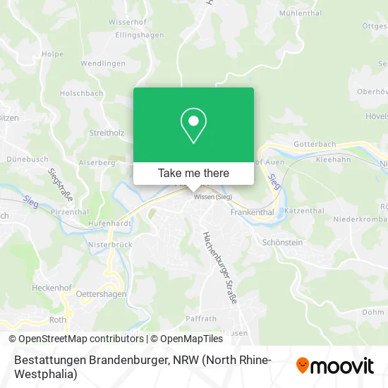 Карта Bestattungen Brandenburger