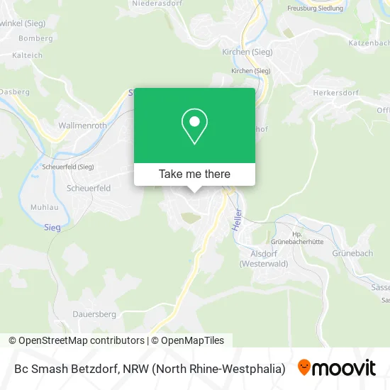 Карта Bc Smash Betzdorf