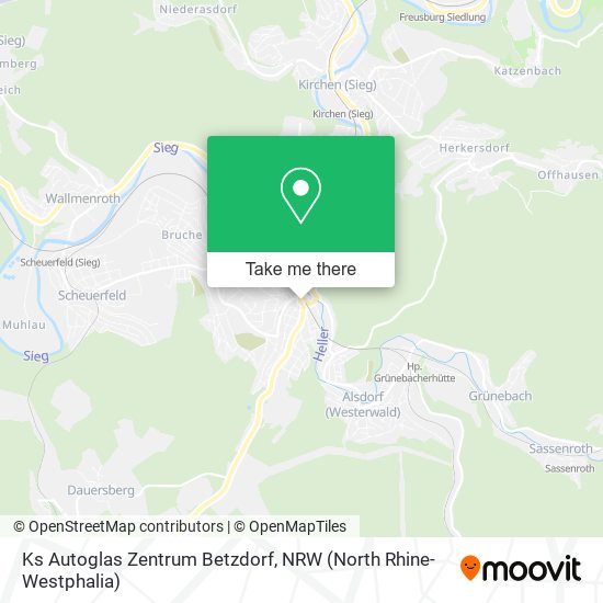 Ks Autoglas Zentrum Betzdorf map