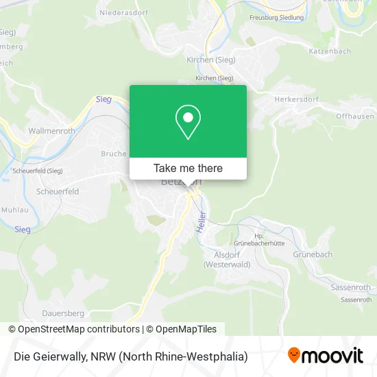 Карта Die Geierwally