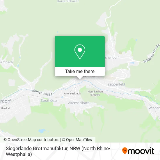 Карта Siegerlände Brotmanufaktur