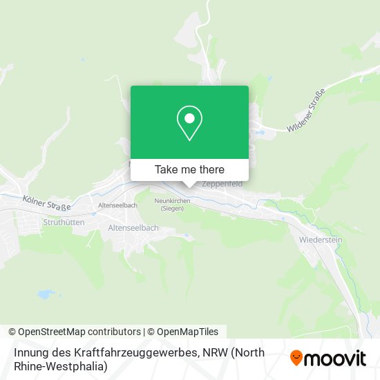 Innung des Kraftfahrzeuggewerbes map