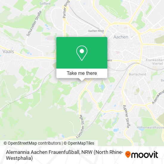 Alemannia Aachen Frauenfußball map