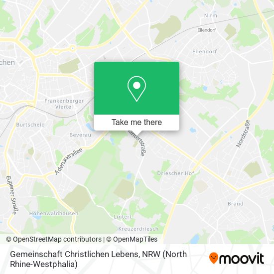 Gemeinschaft Christlichen Lebens map