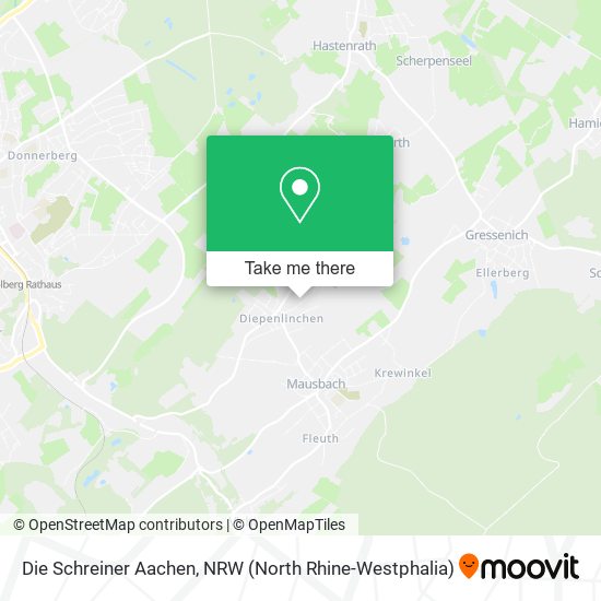 Die Schreiner Aachen map