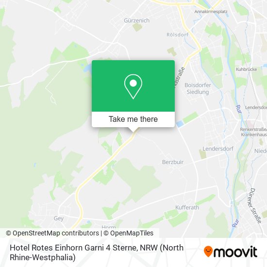 Hotel Rotes Einhorn Garni 4 Sterne map