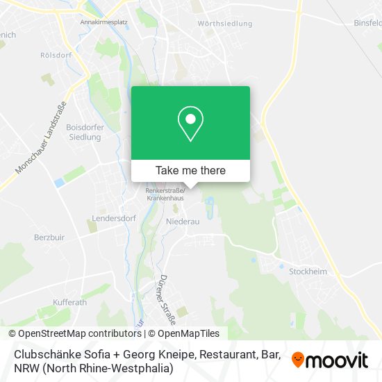 Clubschänke Sofia + Georg Kneipe, Restaurant, Bar map