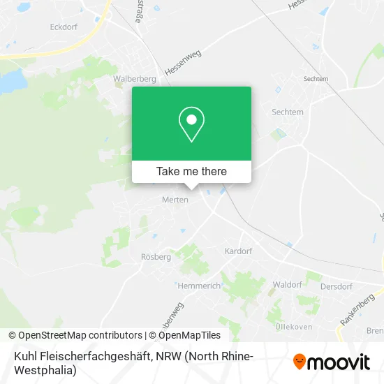 Карта Kuhl Fleischerfachgeshäft