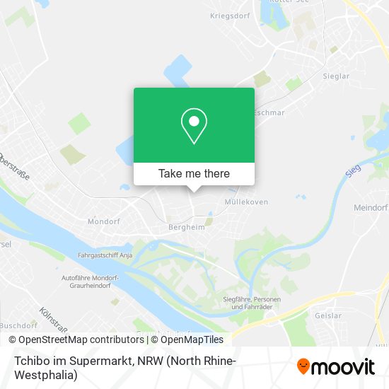 Tchibo im Supermarkt map