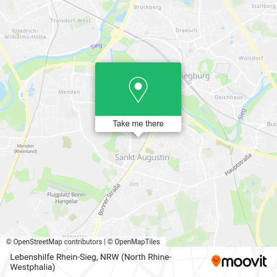 Lebenshilfe Rhein-Sieg map