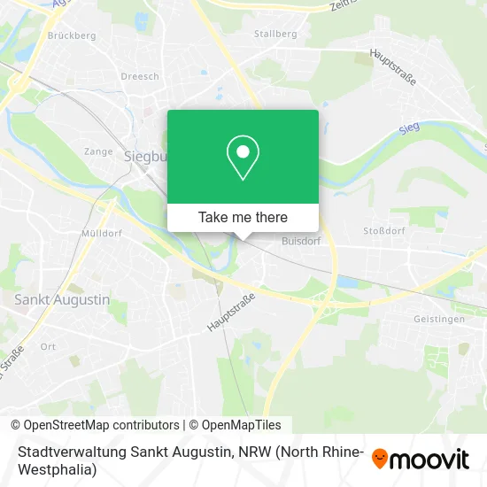 Карта Stadtverwaltung Sankt Augustin