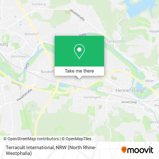 Terracult International map