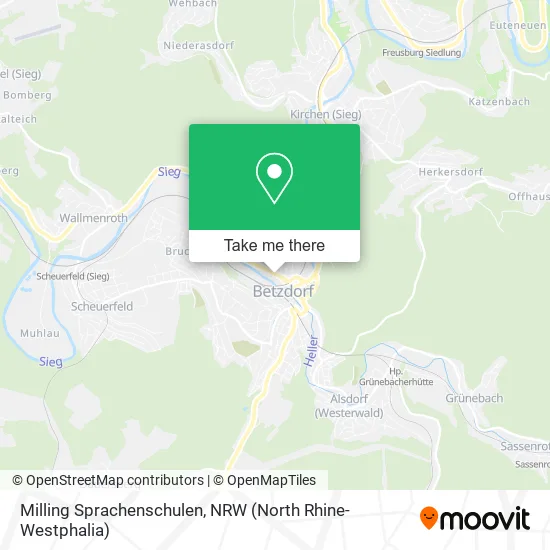 Карта Milling Sprachenschulen