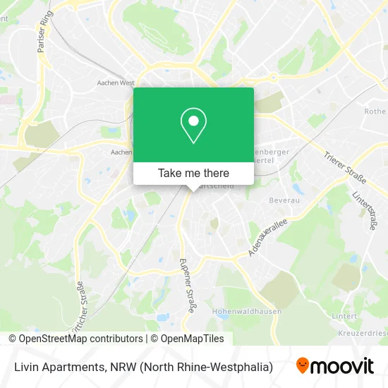 Livin Apartments map