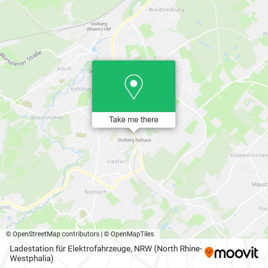 Ladestation für Elektrofahrzeuge map