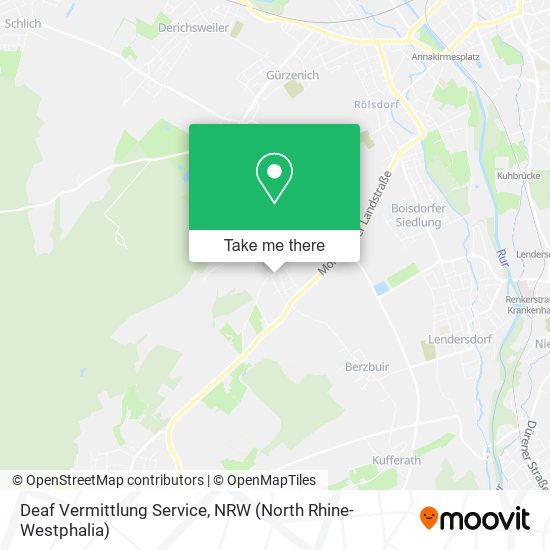 Deaf Vermittlung Service map
