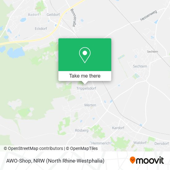 AWO-Shop map