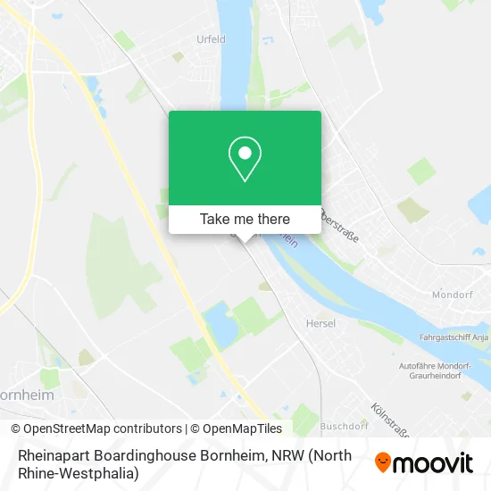 Rheinapart Boardinghouse Bornheim map