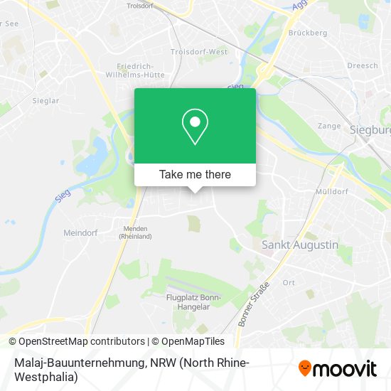 Malaj-Bauunternehmung map