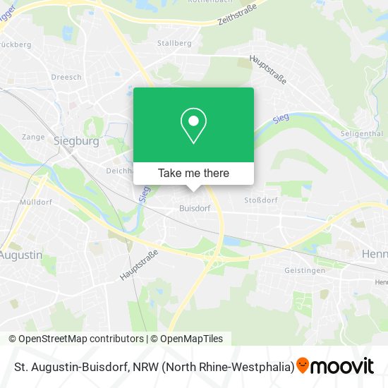 St. Augustin-Buisdorf map