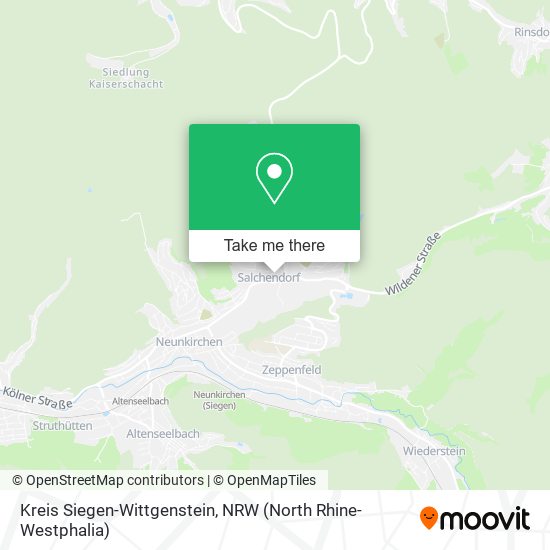 Kreis Siegen-Wittgenstein map
