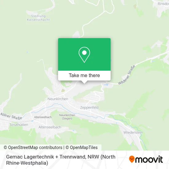 Gemac Lagertechnik + Trennwand map