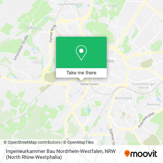 Ingenieurkammer Bau Nordrhein-Westfalen map