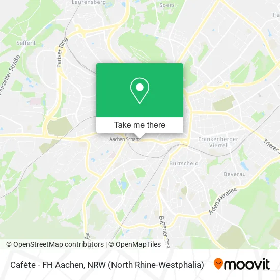 Карта Caféte - FH Aachen