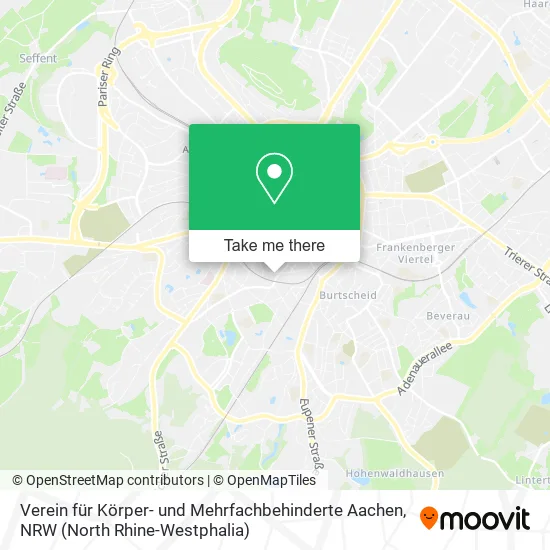Карта Verein für Körper- und Mehrfachbehinderte Aachen