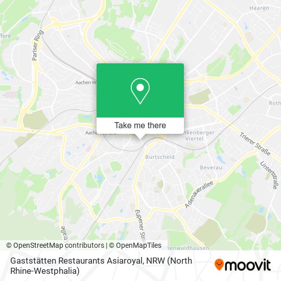 Gaststätten Restaurants Asiaroyal map