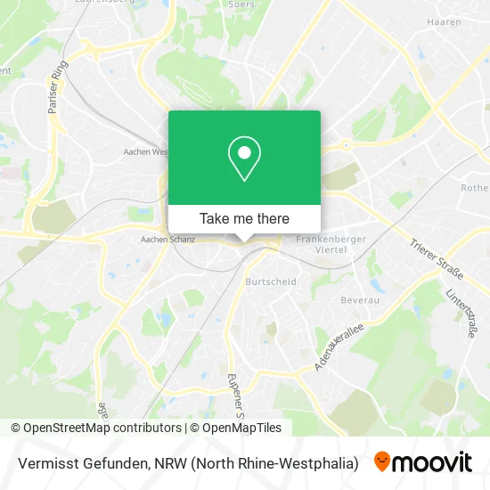 Карта Vermisst Gefunden