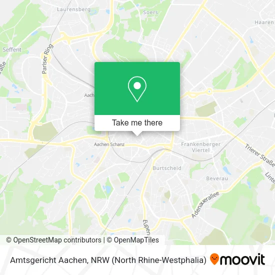 Карта Amtsgericht Aachen