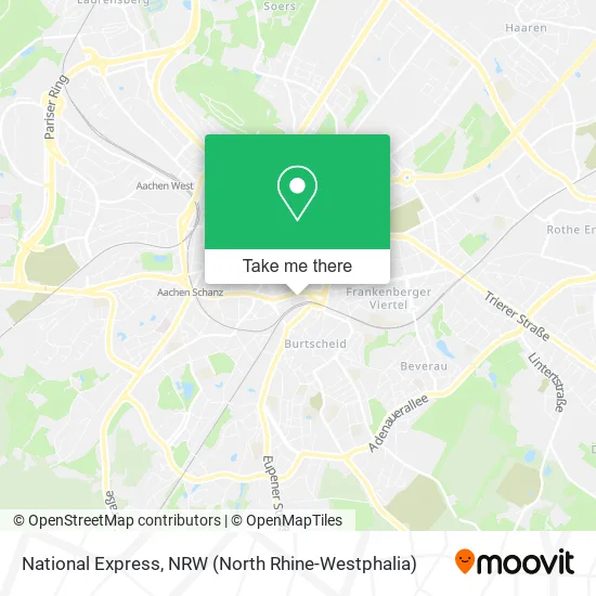 Карта National Express