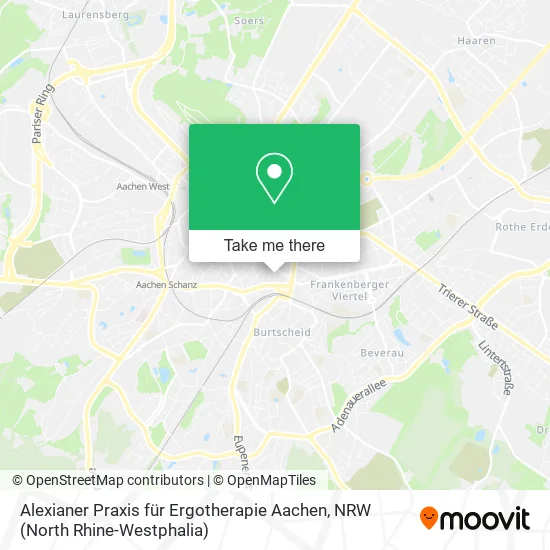 Карта Alexianer Praxis für Ergotherapie Aachen