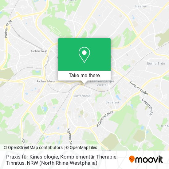 Praxis für Kinesiologie, Komplementär Therapie, Tinnitus map