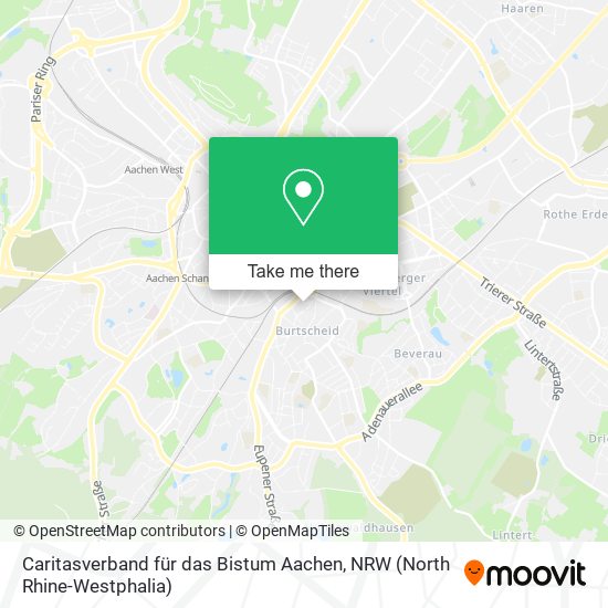 Caritasverband für das Bistum Aachen map