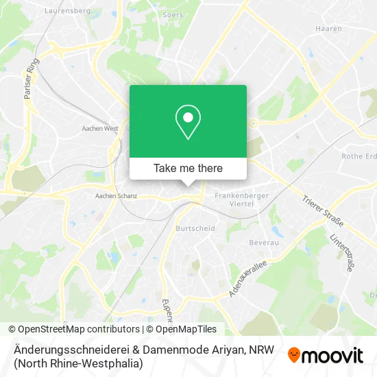 Карта Änderungsschneiderei & Damenmode Ariyan
