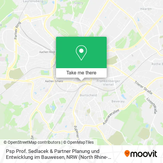 Карта Psp Prof. Sedlacek & Partner Planung und Entwicklung im Bauwesen