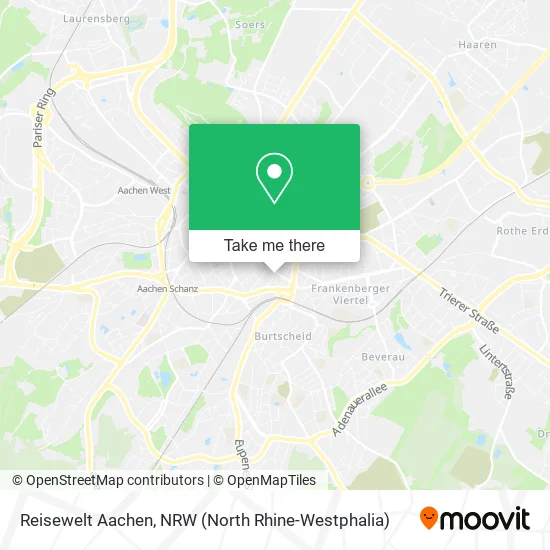 Карта Reisewelt Aachen