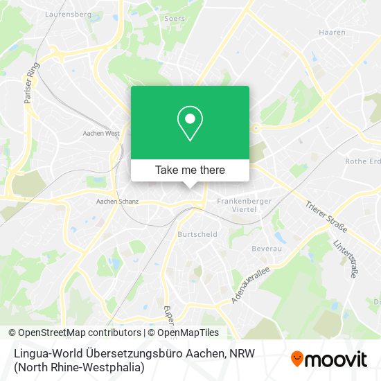 Lingua-World Übersetzungsbüro Aachen map