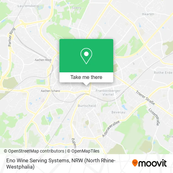 Карта Eno Wine Serving Systems