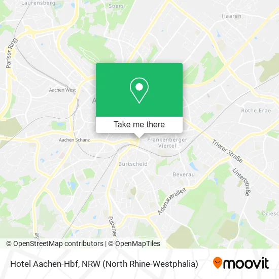 Карта Hotel Aachen-Hbf