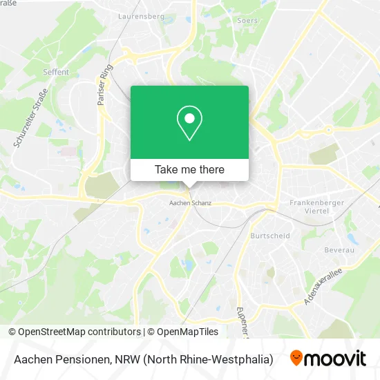 Карта Aachen Pensionen