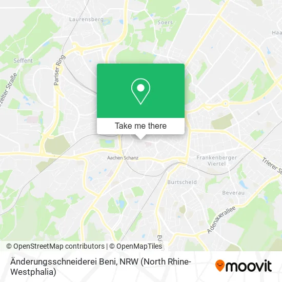 Карта Änderungsschneiderei Beni