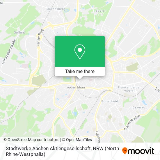 Карта Stadtwerke Aachen Aktiengesellschaft